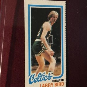 TOPPS TINY, MICRO OR MINI BASKETBALL CARD LARRY BIRD